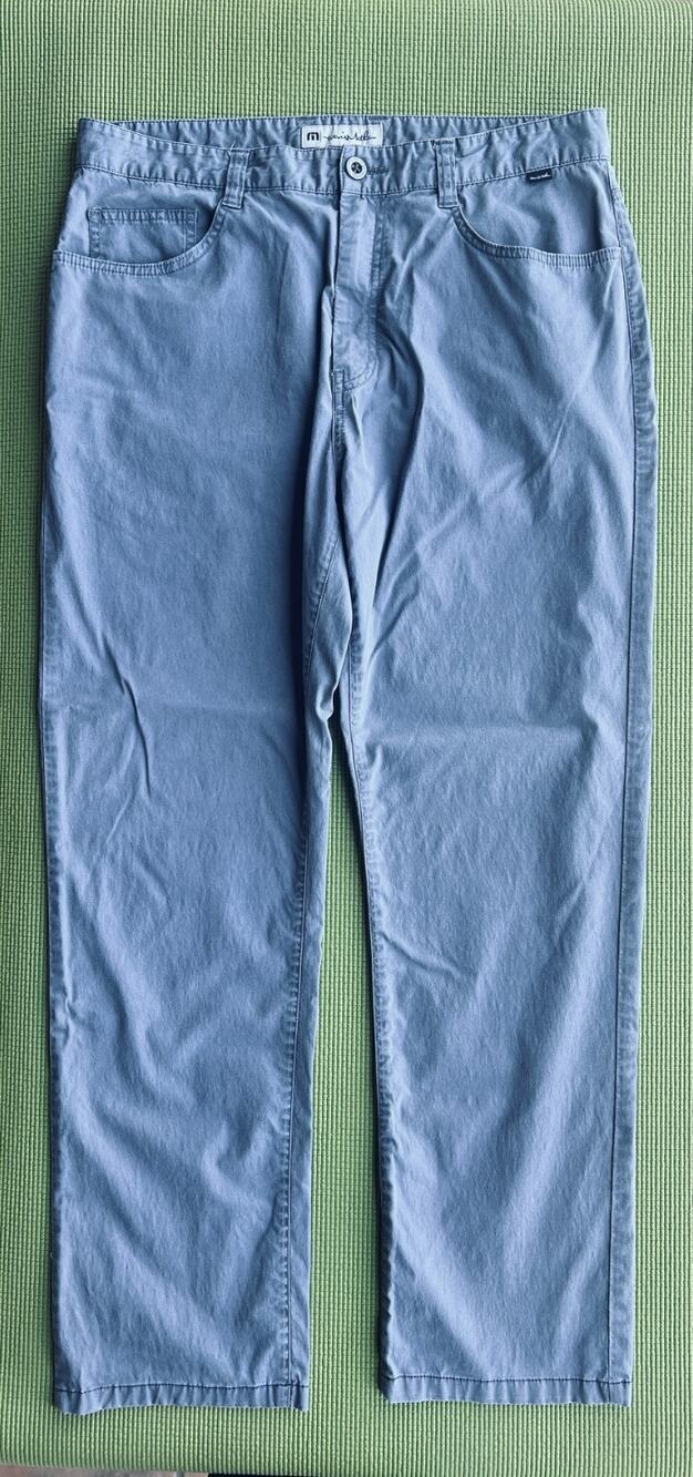 Travis Mathew Light Gray Casual Golf Chino Pants 34Wx28